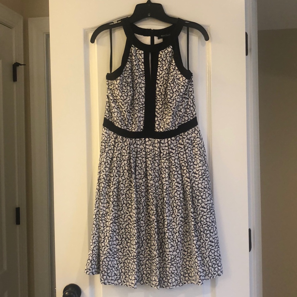 Black and white dress